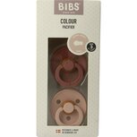 Fopspeen maat 3 woodchuck blush Bibs 2st