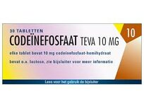CODEINEFOSFAAT TEVA TABLET 10MG