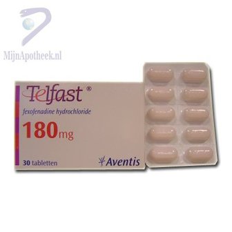 TELFAST TABLET OMHULD 180MG