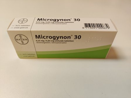 MICROGYNON 30 TABLET OMHULD