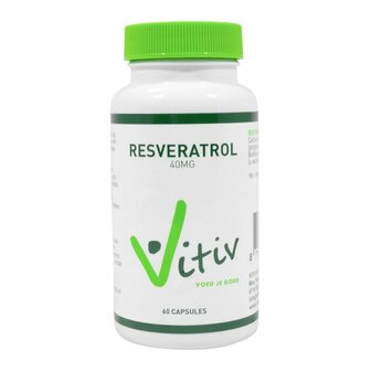 Resveratrol 40mg Vitiv 60tb