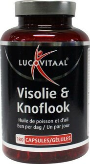 Visolie &amp; knoflook Lucovitaal 180ca