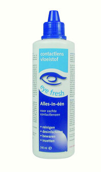 Alles-in-1 vloeistof zachte lenzen Eyefresh 240ml