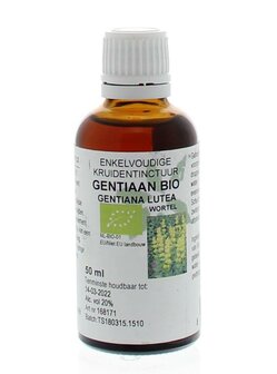 Gentiana lutea radix / gentiaan tinctuur bio Natura Sanat 50ml