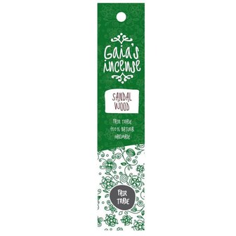 Wierook sandelwood Gaia's Incense 15st