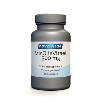 Visolie vitael 500 mg (zalmolie) Nova Vitae 200ca