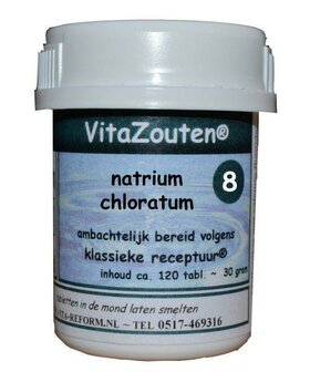 Natrium chloratum/mur.VitaZout Nr. 08 Vitazouten 120tb