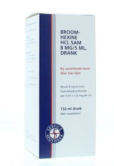 Broomhexine HCL 8mg/5ml Service Apotheek 150ml