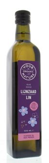 Lijnzaadolie bio Your Organic Nat 500ml