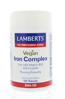 IJzer complex vegan Lamberts 120tb