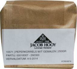 Peper wit gemalen Jacob Hooy 250g