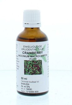 Cranberry vrucht tinctuur Natura Sanat 50ml