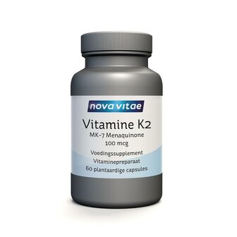 Vitamine K2 100mcg menaquinon Nova Vitae 60vc