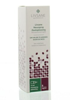 Neusspray zoutoplossing 8mg Livsane 15ml