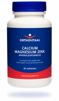 Calcium magnesium zink Orthovitaal 60tb