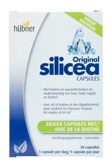 Original silicea capsules met biotine Hubner 30ca