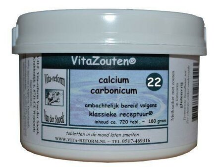 Calcium carbonicum VitaZout Nr. 22 Vitazouten 720tb