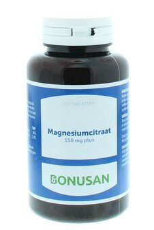 Magnesiumcitraat 150 mg plus Bonusan 120tb