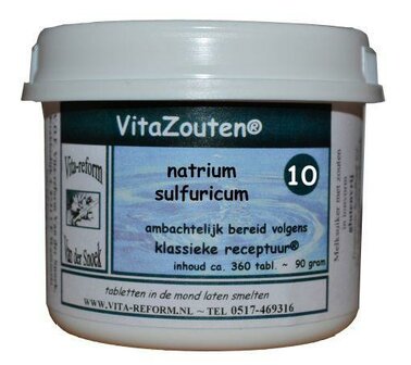 Natrium sulfuricum VitaZout Nr. 10 Vitazouten 360tb