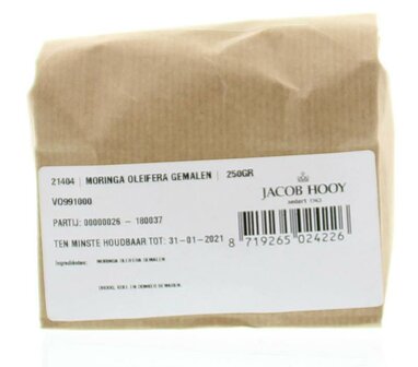 Moringa oleifera gemalen Jacob Hooy 250g