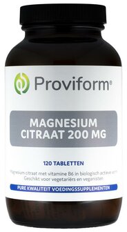 Magnesium citraat 200 mg &amp; B6 Proviform 120tb