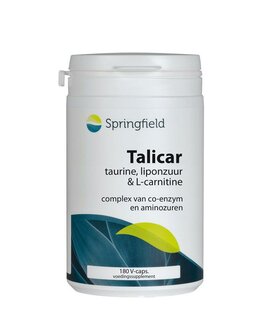 Talicar I carnitine/taurine/liponzuur Springfield 180vc