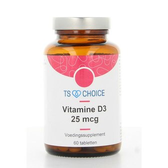 Vitamine D3 25mcg TS Choice 60tb