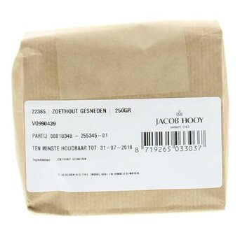 Zoethout gesneden Jacob Hooy 250g