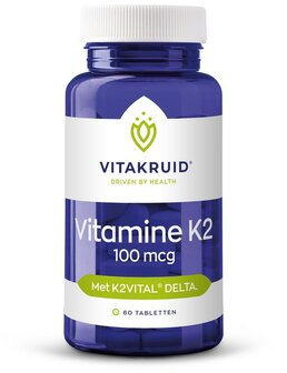 Vitamine K2 100mcg Vitakruid 60tb