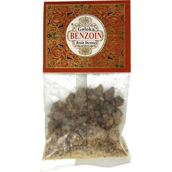 Resin incense benzoin 12-pack Goloka 30g