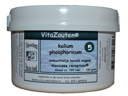 Kalium phosphoricum VitaZout Nr. 05 Vitazouten 720tb