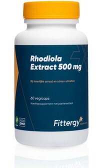 Rhodiola 500mg Fittergy 60ca