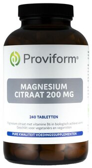 Magnesium citraat 200 mg &amp; B6 Proviform 240tb