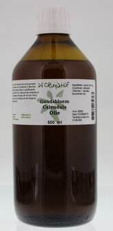 Calendula/goudsbloem olie Cruydhof 500ml