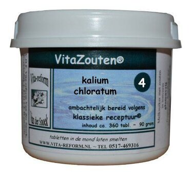 Kalium muriaticum/chloratum VitaZout Nr. 04 Vitazouten 360tb