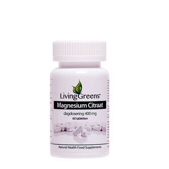 Magnesium citraat 400mg Livinggreens 60tb