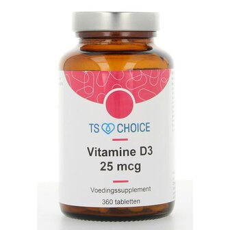 Vitamine D3 25mcg TS Choice 360tb