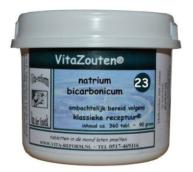 Natrium bicarbonicum VitaZout Nr. 23 Vitazouten 360tb