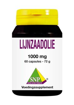 Lijnzaadolie 1000 mg SNP 60ca