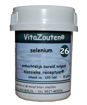 Selenium VitaZout Nr. 26 Vitazouten 120tb