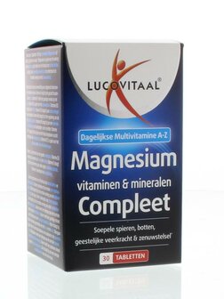 Magnesium vitaminen mineralen compleet Lucovitaal 30tb