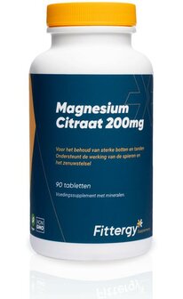 Magnesiumcitraat 200mg Fittergy 90tb