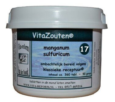 Manganum sulfuricum VitaZout Nr. 17 Vitazouten 360tb