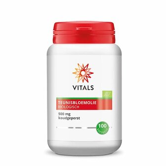 Teunisbloemolie 500 mg bio Vitals 100sft