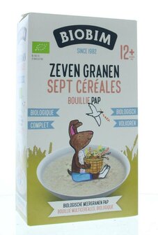 7 Granenpap 12+ maanden bio Biobim 250g