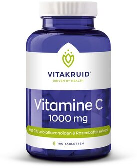 Vitamine C 1000 mg Vitakruid 180tb