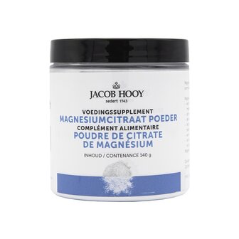 Magnesiumcitraat poeder Jacob Hooy 140g