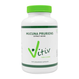 Mucuna pruriens 400 mg 60 mg L-dopa Vitiv 90ca