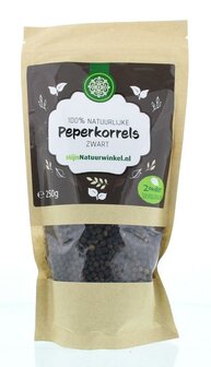 Peperkorrels zwart Mijnnatuurwinkel 250g