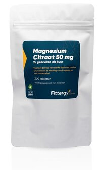 Magnesiumcitraat kuur 50mg Fittergy 300tb